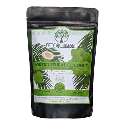 BuildASoil coconut water powder bag, 1 pound