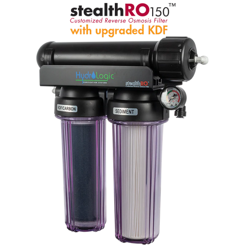 Hydro-Logic Stealth RO 150 with KDF carbon filter