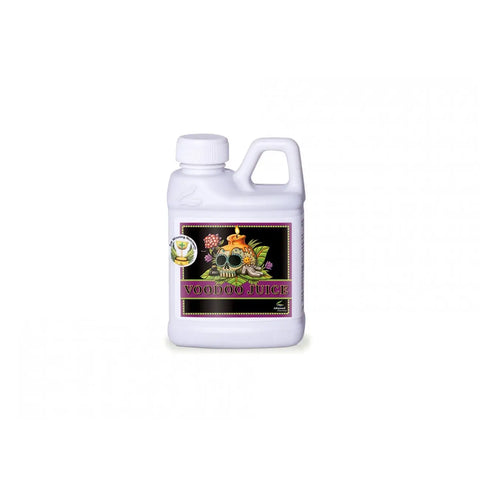 Advanced Nutrients Voodoo Juice beneficial bacteria supplement bottle, 250 milliliters
