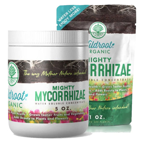 Wildroot Organic mycorrhizae supplement package, 1 ounce