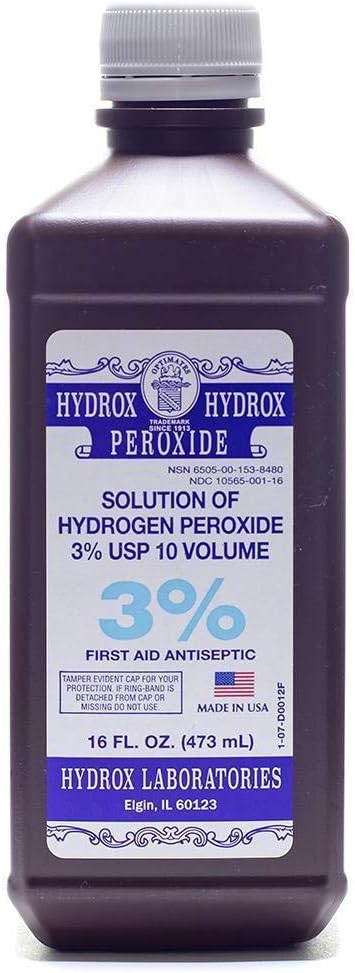 Hydrox Laboratories hydrogen peroxide 3%, 16oz