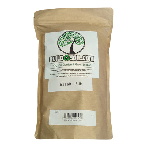 BuildASoil basalt rock dust bag, 5 pounds