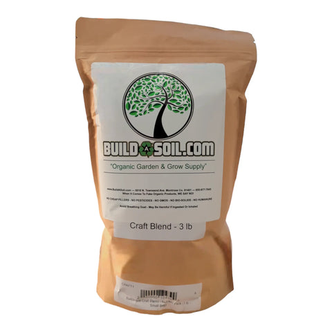 BuildASoil Craft Blend nutrient pack, 3 pounds