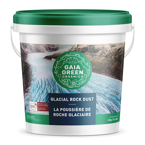 Gaia Green glacial rock dust soil amendment bag, 2 kilograms