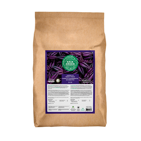 Gaia Green Super Fly Insect Frass fertilizer bag, 10 kilograms
