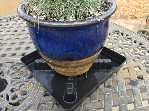 10 inch square Farmer elevator saucer