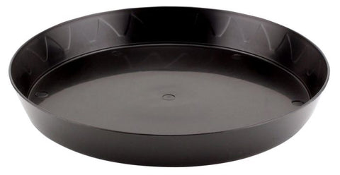 Gro Pro heavy duty black saucer, 18 inch
