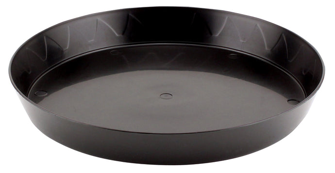 Gro Pro Heavy Duty Black Saucer - 12” (50/Cs)