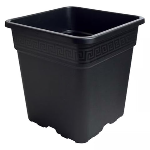 Gro Pro black square pot, 5 gallon