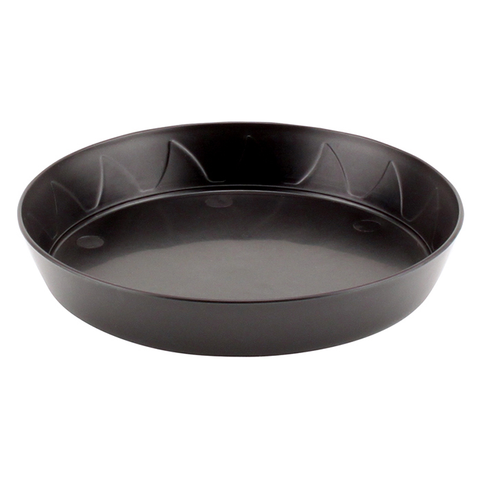 Gro Pro Heavy Duty Black Saucer, 6in
