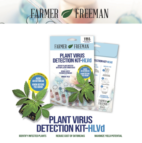 Farmer Freeman HLVD plant virus test kit, single pack