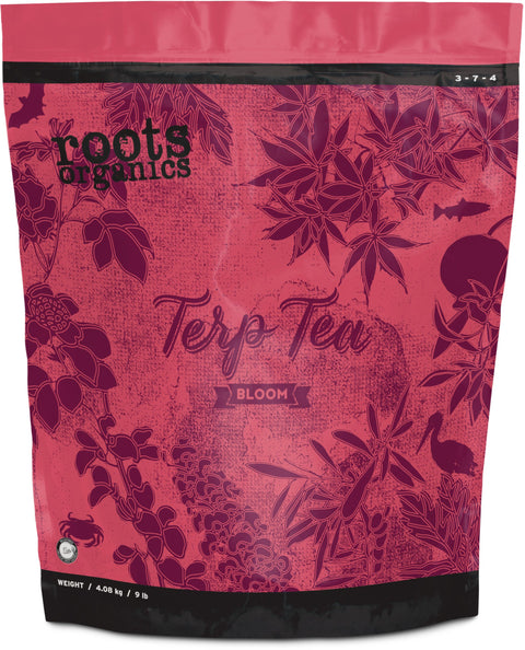 Roots Organics Terp Tea Bloom bag, 9 pounds