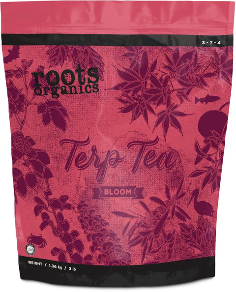 Roots Organics Terp Tea Bloom bag, 3 pounds