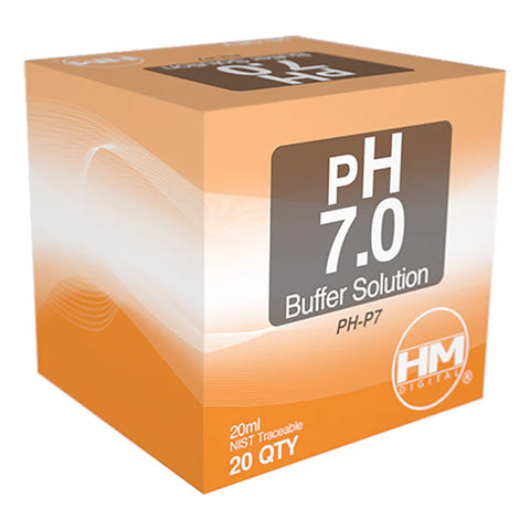 HM Digital pH 7.0 buffer solution packets, 20 count