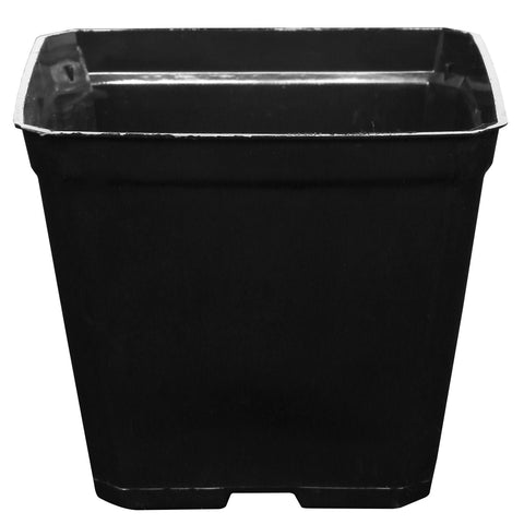 Gro Pro plastic pot, 3.5 by 3.5 by 3 inches