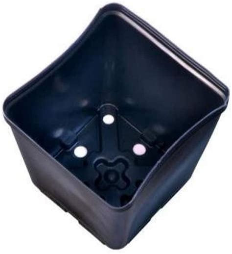 Gro Pro Square Plastic Pot, 5.5x5.5x6in