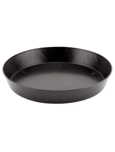 Gro Pro Heavy Duty Black Saucer, 8in