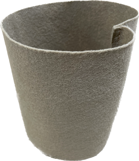 GrassRoots fabric pot, bottomless, tan, 1 gallon