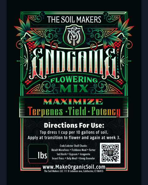 ENDGAME Flowering mix — The Soil Makers organic soil amendment.