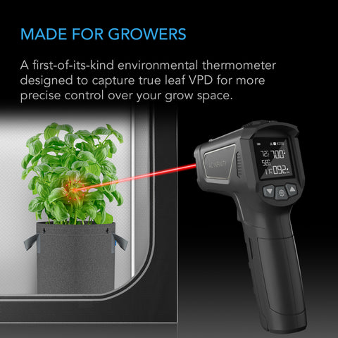 AC Infinity VPD thermometer, display detail