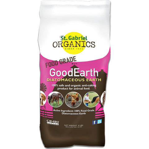 St. Gabriel Good Earth food-grade diatomaceous earth, 4 lb bag