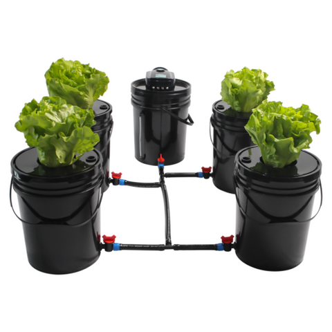 Grow1 deep water culture system, 4 bucket complete kit
