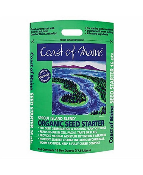 Coast of Maine Sprout Island seed starter mix bag