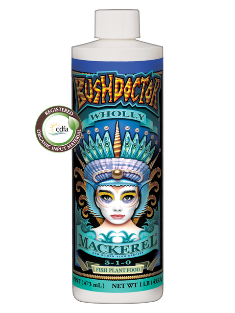 FoxFarm BushDoctor Wholly Mackerel bottle, 1 pint