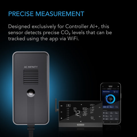 AC Infinity CO2 sensor, close-up