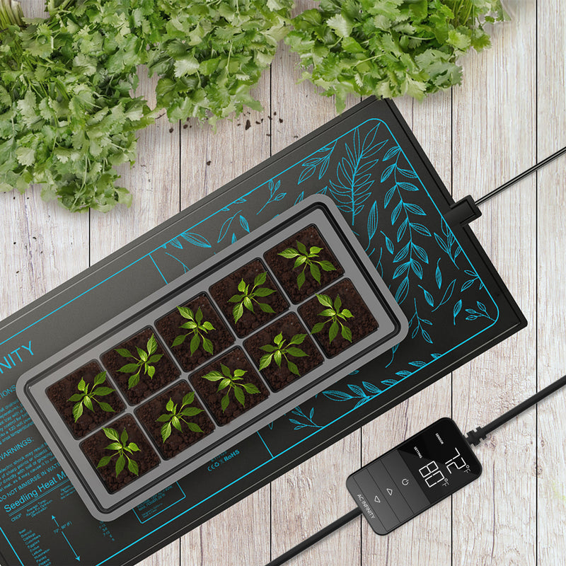 Load image into Gallery viewer, AC Infinity SUNCORE H3,Seedling Heat Mat with Heat Controller, IP-67 Waterproof, 10” x 20.75”
