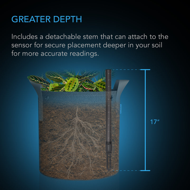 Load image into Gallery viewer, AC Infinity Soil Sensor Probe Exclusively for Controller AI+, Monitors Moisture and Saturation Levels, IP67-Water Resistant
