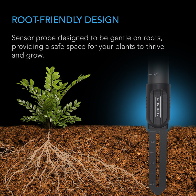 Load image into Gallery viewer, AC Infinity Soil Sensor Probe Exclusively for Controller AI+, Monitors Moisture and Saturation Levels, IP67-Water Resistant
