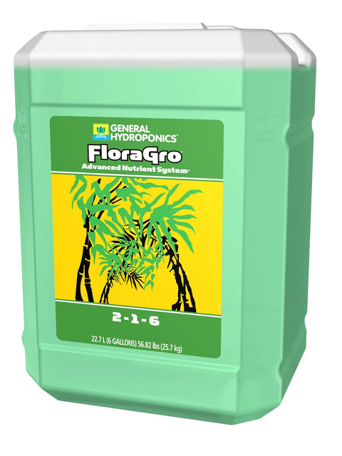 General Hydroponics FloraGro jug, 6 gallon