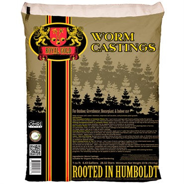 Royal Gold worm castings bag, 1 cubic foot