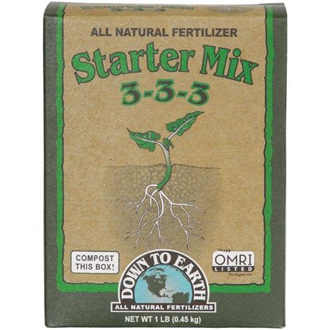 Load image into Gallery viewer, Down To Earth Organic Starter Fertilizer Mix 3-3-3
