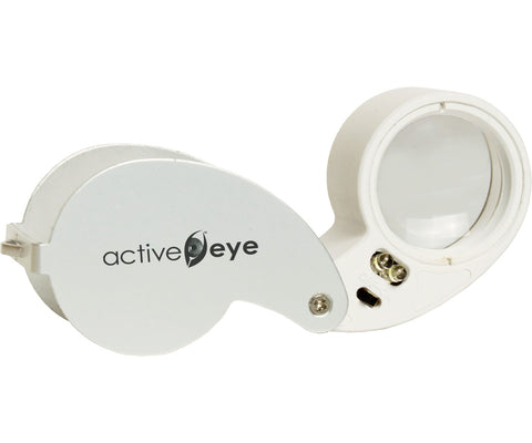 Active Eye lighted loupe magnifier, 30x