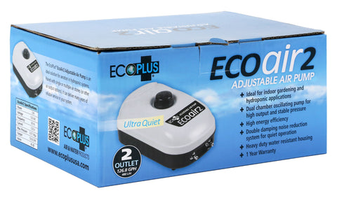 EcoPlus Eco Air 2 Two Outlet 3W 126GPH, additional product view 2