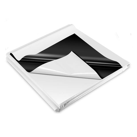 Panda Film Black and White Poly Film, 5.5mil