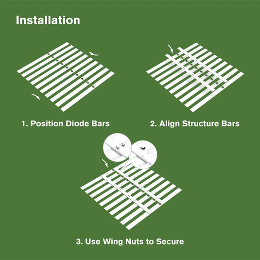 FloraFlex 900W Full Spectum LED Grow Light with Custom Diodes