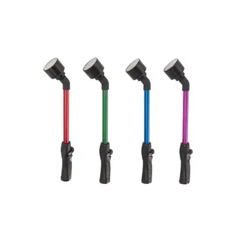 Dramm One Touch 16-inch Rain Wands in red, green, blue, and purple