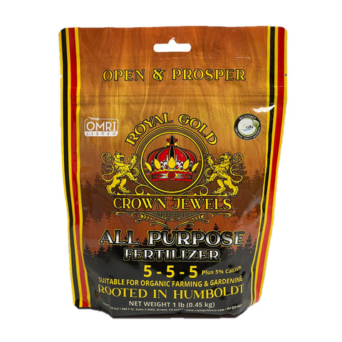 Royal Gold All Purpose Fertilizer 5-5-5 bag, 1 pound