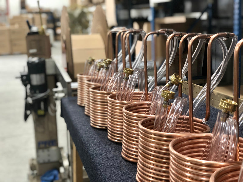 Load image into Gallery viewer, Compact Immersion Wort Chiller, Copper
