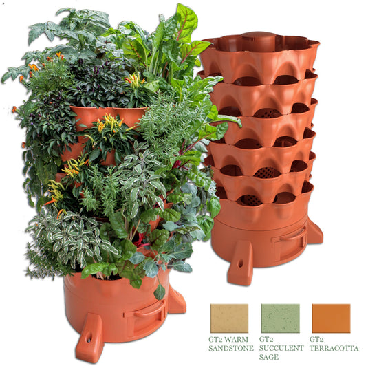 Garden Tower 2™, 50-Plant Composting Vertical Garden Planter (Dropship)