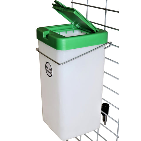 1 liter flip-top cage waterer for rabbits and poultry