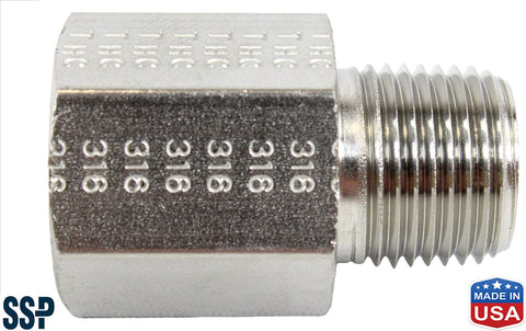 316 stainless steel pipe reducing adapter