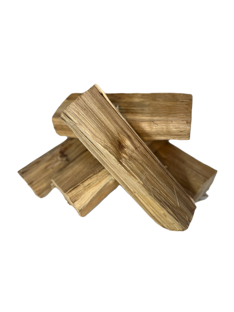 Galena Farms premium hickory wood 10 inch splits for smoking and BBQ