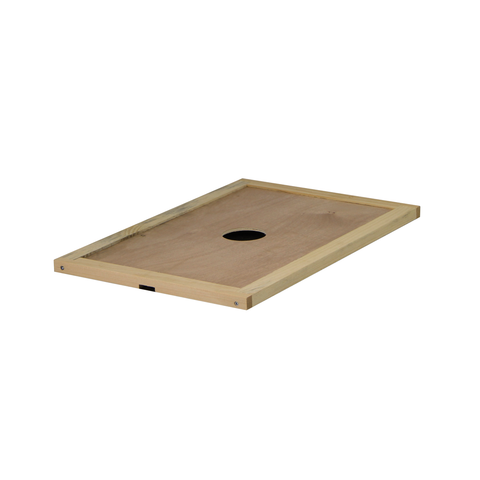 8-frame inner cover with feeding hole, Amish-made