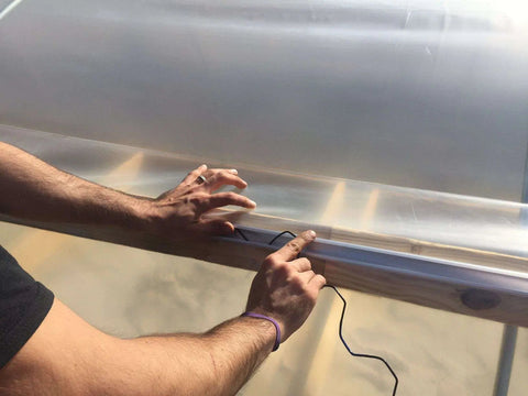 Greenhouse PVC Coated Spring Wire & Lock Channel Bundle, additional product view 2