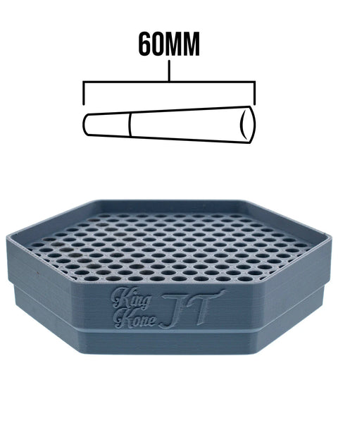 JT Tray pre-roll filling tray, 60 millimeter cones