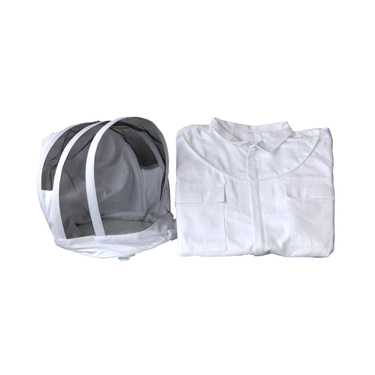 Beekeeping Protective Gear Set – Jacket, Veil & Optional Sheepskin Gloves Jacket & Veil